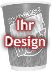Individuell bedruckte Currywurstbecher